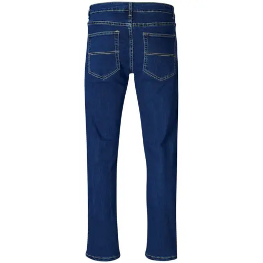 Mens Fashion Denim Jeans Blue Back